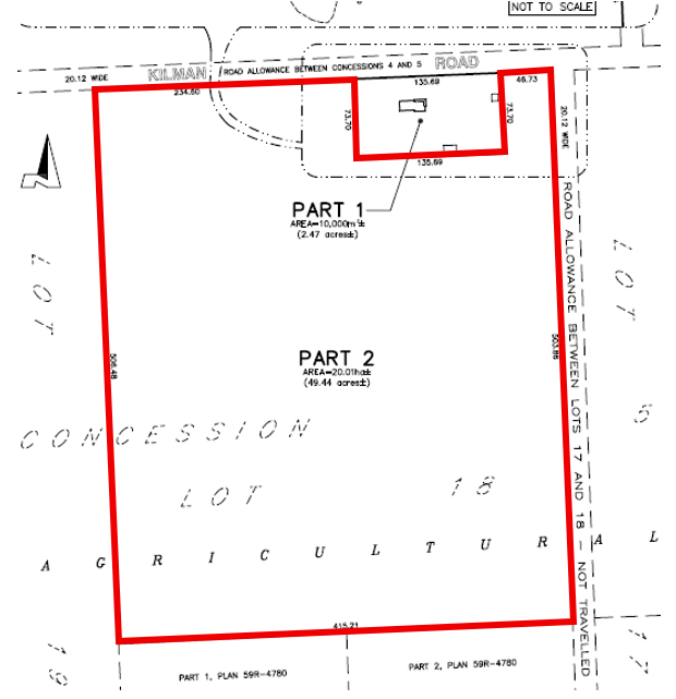Lands Subject to Application